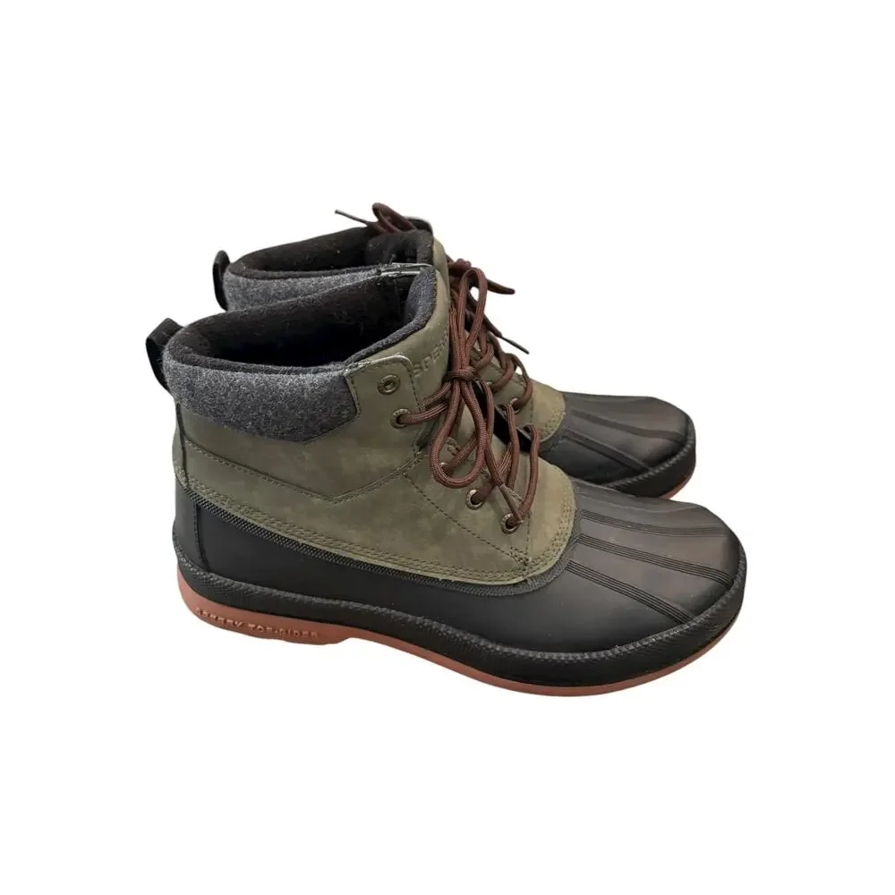 Sperry Cold Bay Chukka Olive Duck Boots Men’s 11 STS25500